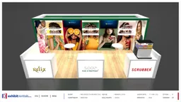 10x20 Inline booth design by Exhibit-Rentals